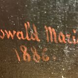 HST painting "Family Portrait" by Oswald Marie 1886