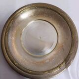 Glass and Brass Candy Dish with Bowl