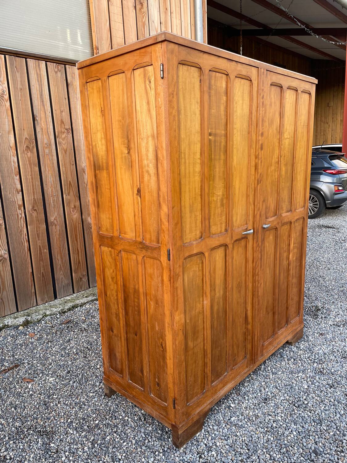 Large Mid Century Retro Parisian Wardrobe