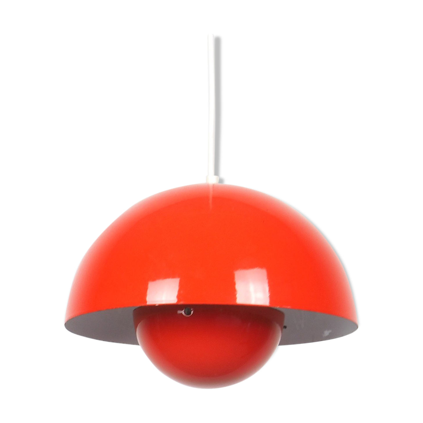 Flowerpot hanging lamp by Verner Panton for Louis Poulsen