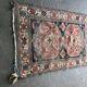 Vintage grey kilim rug in fabric - Hungary, 1930s, double medallion