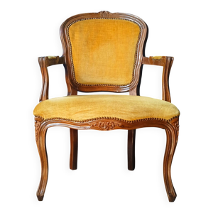 Fauteuil cabriolet en - cuivre