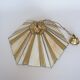 Suspension art déco vintage en verre Tiffany