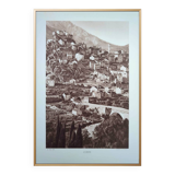 Cut, Corsica, vintage, photo board printed in 1935.
