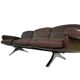 Vintage De Sede DS-31 three-seater sofa – brown leather design classic