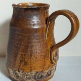 Ceramic potter's pitcher by F.CHEDEVILLE 20th century