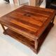 Wooden coffee table