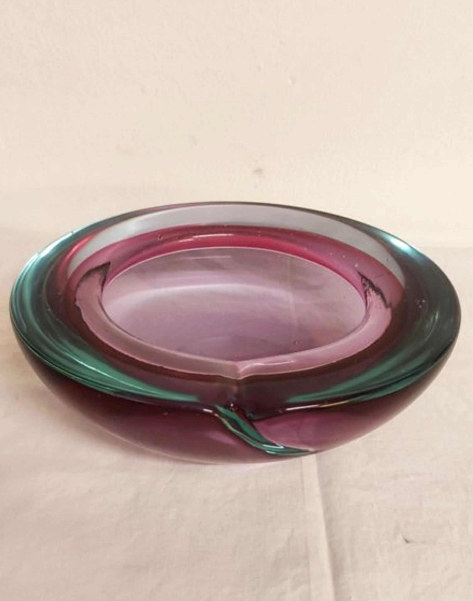 Murano glass ashtray. Italy, 1970s.