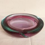 Cendrier en verre de Murano. Italie, années 1970.