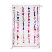 Tapis berbère Azilal à motifs colorés 2,47x1,45m