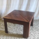 Triangular solid wood coffee table