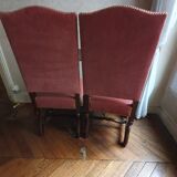 Pair of chairs "sheep bone"