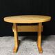 Charlotte Perriand vintage round dining table Les Arcs in pine from the years.