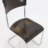 1930s Bauhaus Tubular Chair by Robert Slezak , Czechoslovakia