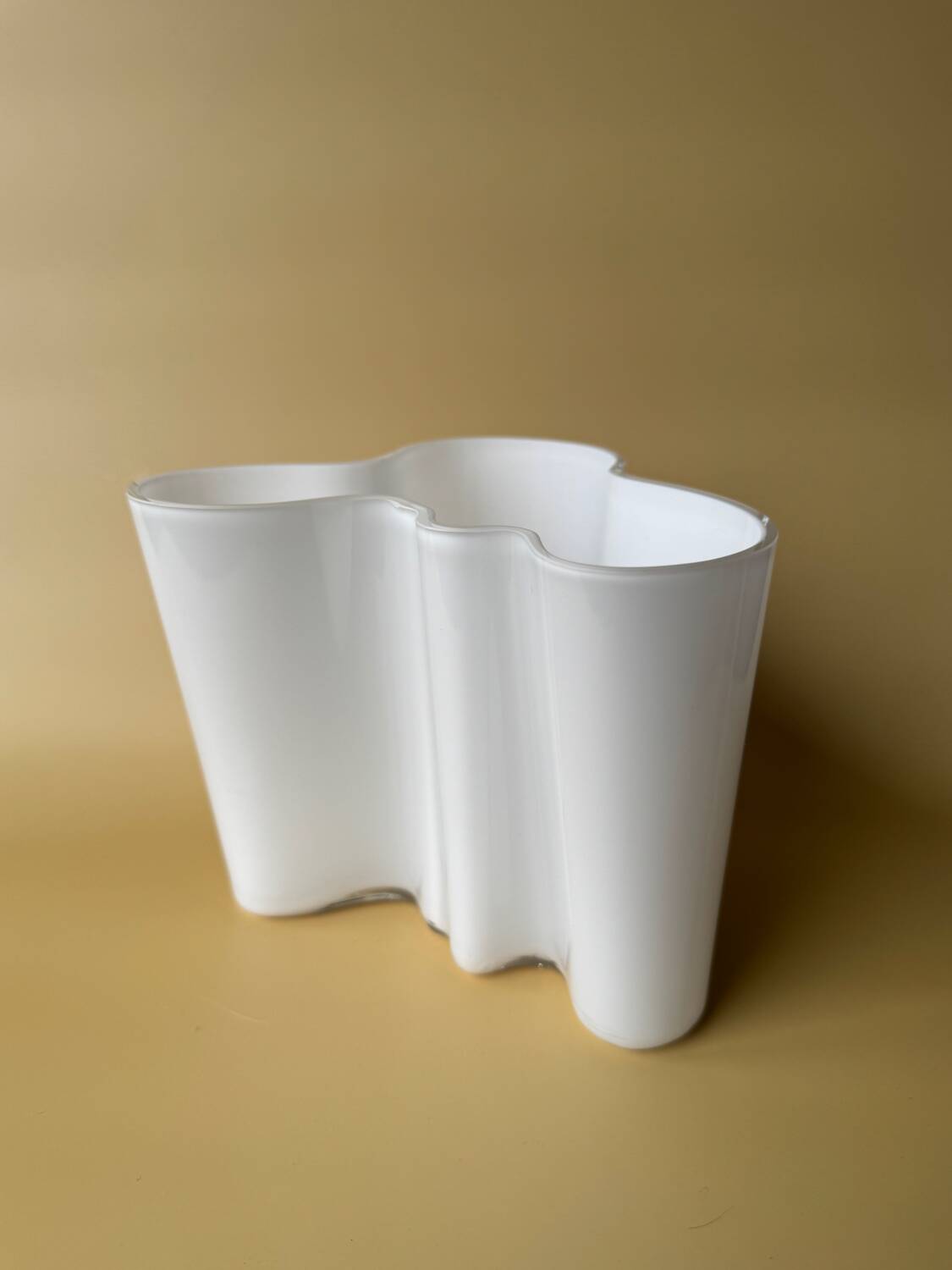 Vintage art glass vase by Alvar Aalto for Iittala
