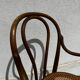 Fauteuil Thonet bois courbé et cannage – modèle bistrot