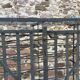 Wrought iron wine cellar 200 bottles French wine cellar Rigidex cellar shelf 1950
