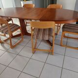 Vintage Baumann 1970s extendable table