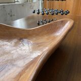 Plat en bois XL racine de thuya