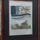 Lithographie Claude Michaud " douceur du matin"