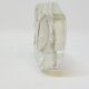 Vintage Walther Glas Germany Glass Soliflore Vase with Lily Decor