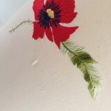 Handmade vintage oval lampshade