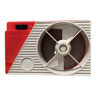 Vintage red pocket fan