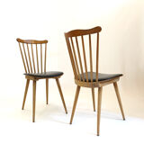 Pair of menuet chairs by Baumann, 1960s