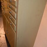 Wooden dentist cabinet