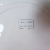 Set of 6 vintage porcelain soup plates from Salins 2103127