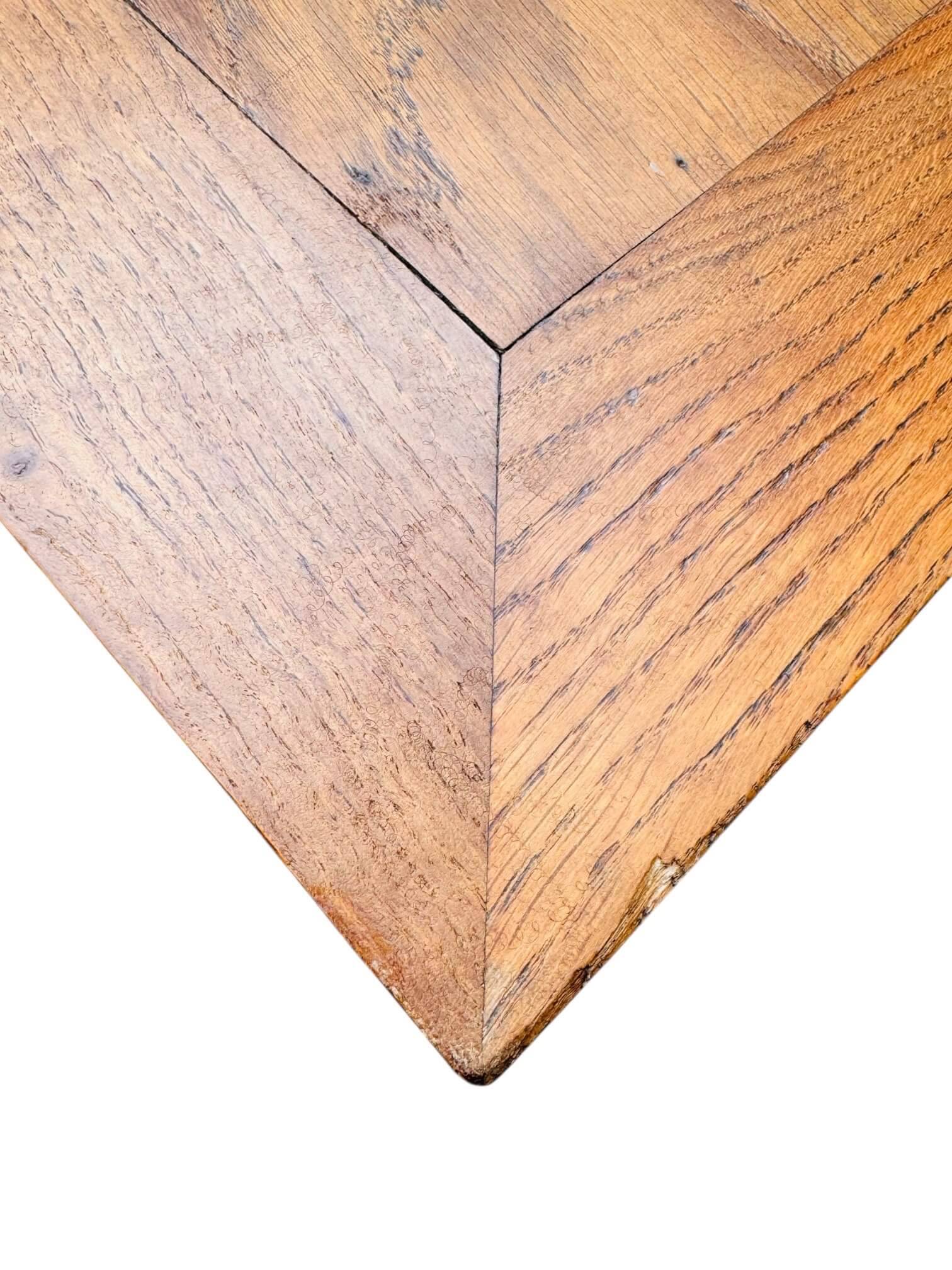 Large oak refectory table