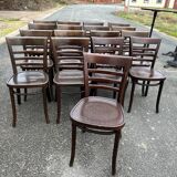 Set of 17 bistro chairs