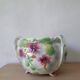 Saint Clément slip pot with Nasturtium decor
