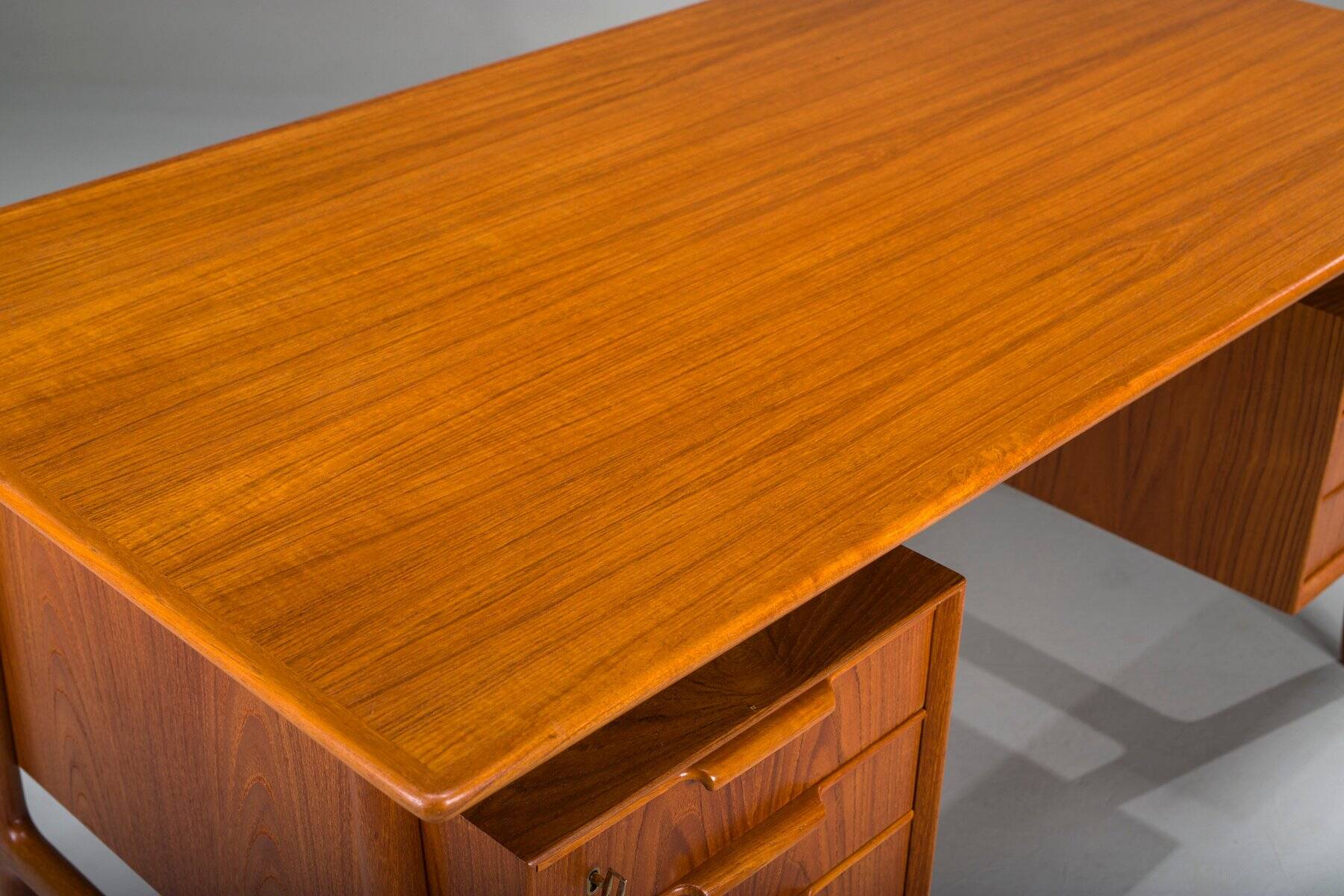 Model 75 Teak Desk from Omann Jun Møbelfabrik, 1960s