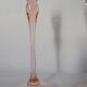 Pink crystal candlesticks duo
