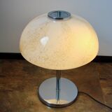 Art Deco table lamp – 1960s, wood and metal, E27