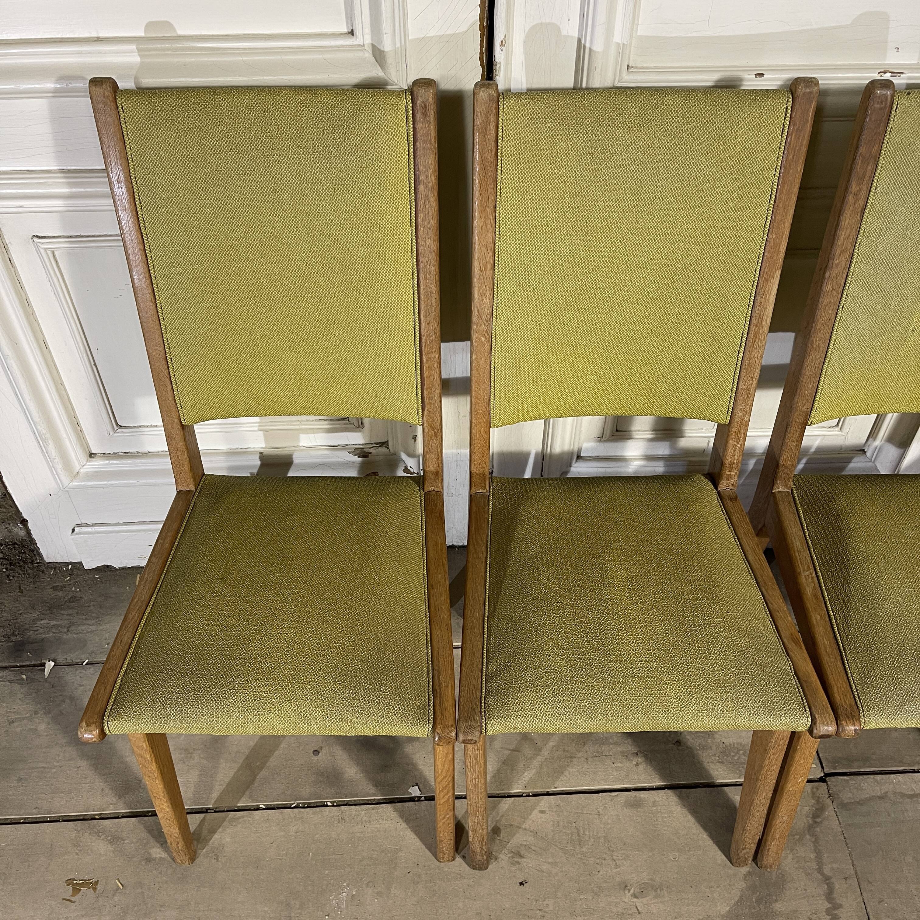 Série 4 chaises vintage