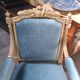 Louis XVI style armchair in lacquered wood