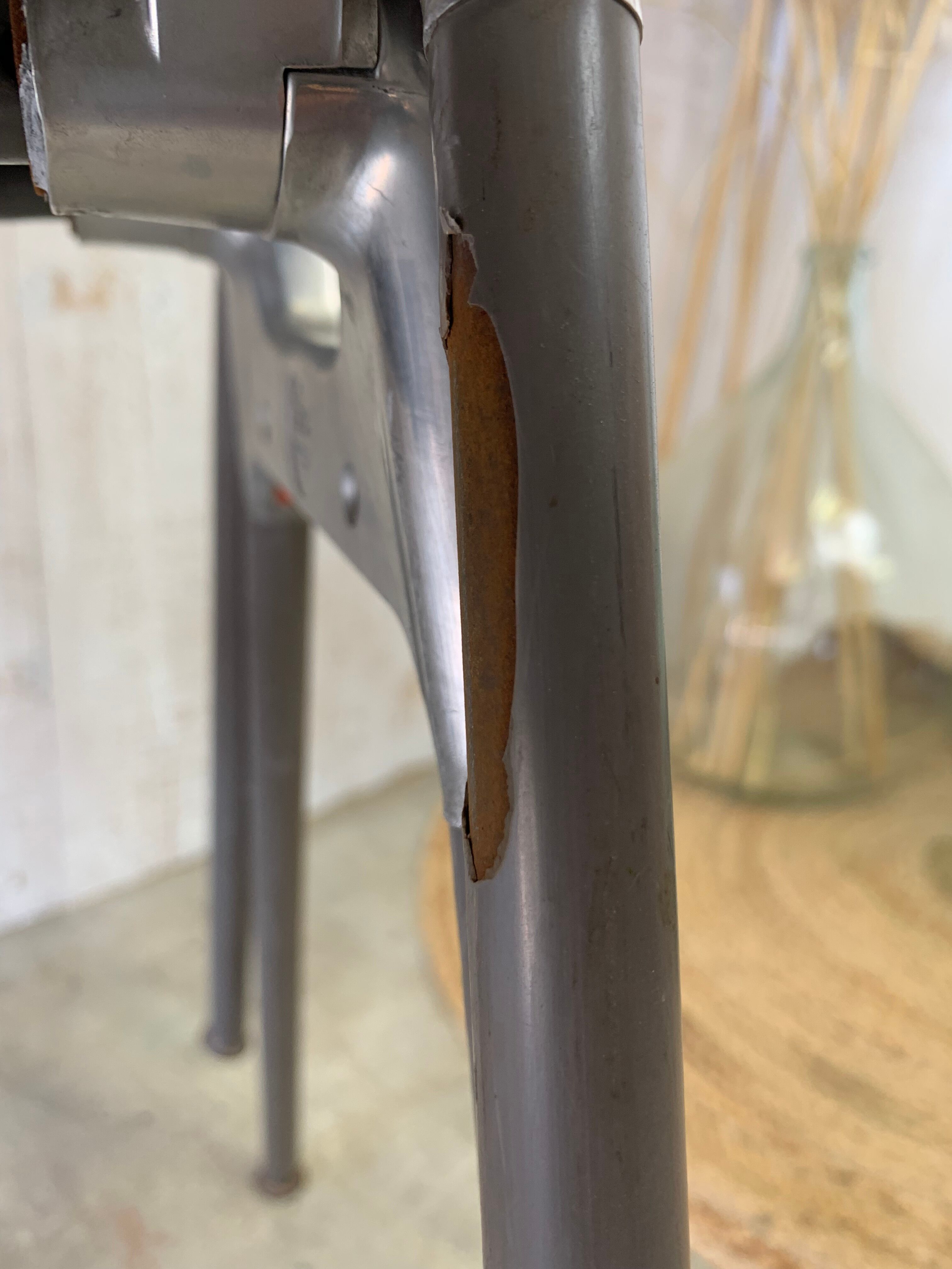 Series of 4 chairs by Piretti Giancarlo, Castelli