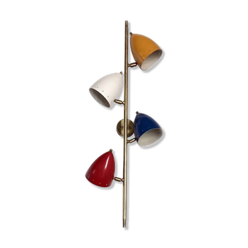 Wall Lamp 4 Multicolored Cones