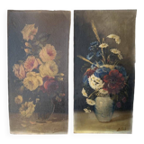 Two oil paintings on panels