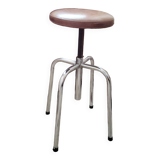 Tabouret d'atelier rond et réglable