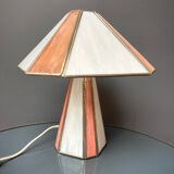 Lampe de table en pâte de verre opalescente et cloisonnée