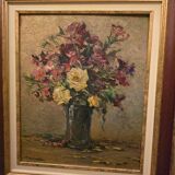 Oil on panel Bouquet