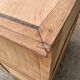 Commode style empire rénovée en chêne brut 4 tiroirs