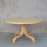 Round Finnish coffee table by Ilmari Lappalainen for Asko, 1960s