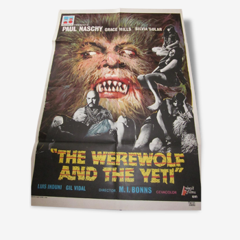 Displays The werewolf and the yeti.