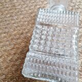 Old glass whisky decanter