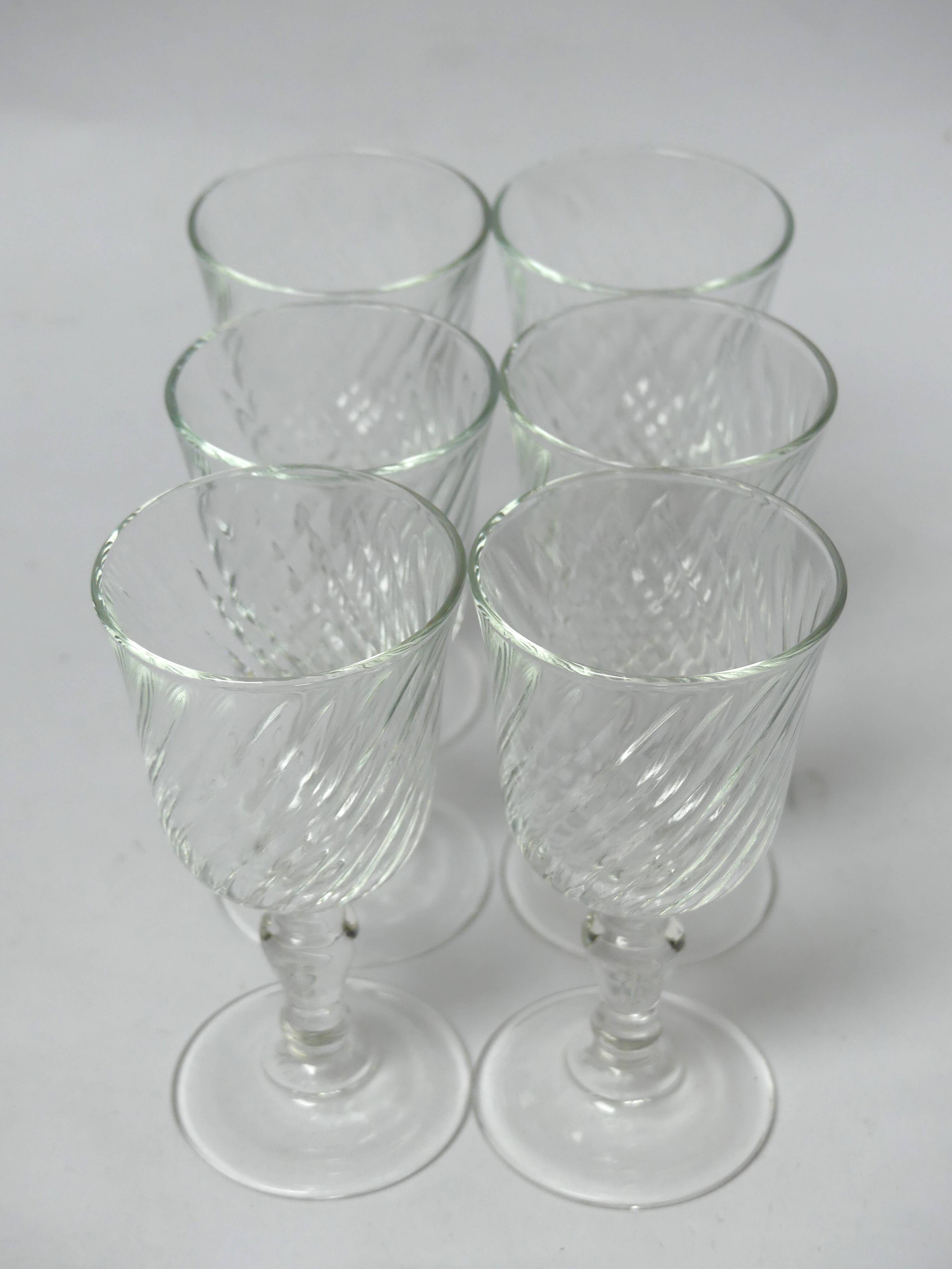 Luminarc liqueur glasses