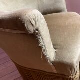 Hat armchair and its ottoman